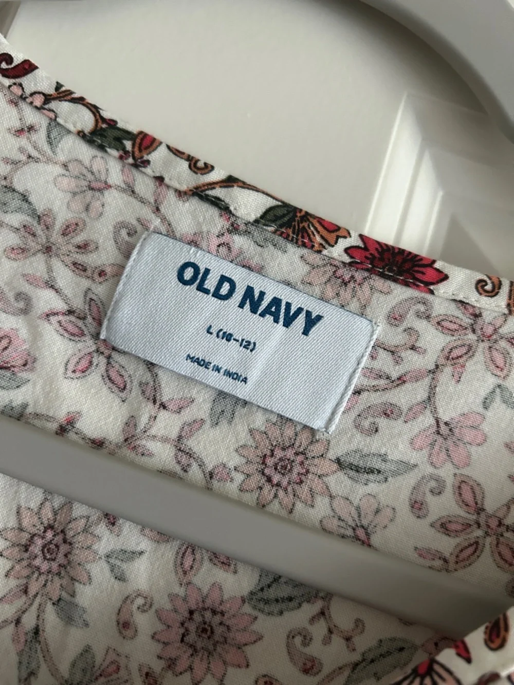 Old Navy puff sleeve tiered patterned swing dress for girls